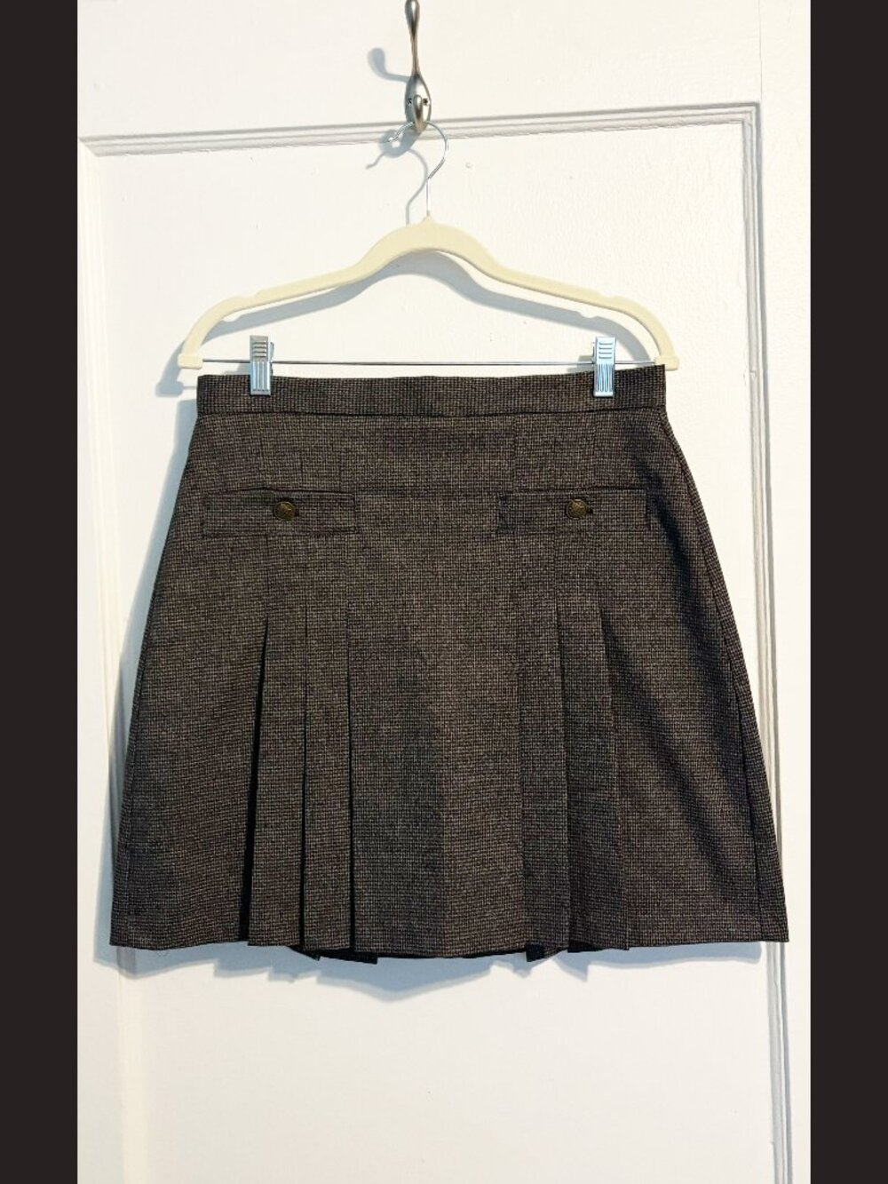 Grey Pleated Skirt | Size 6